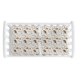 Personalized Changing Pad Cover | Hedgehog Forest