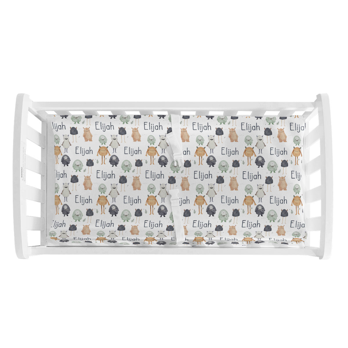 Personalized Changing Pad Cover | Monster Mash
