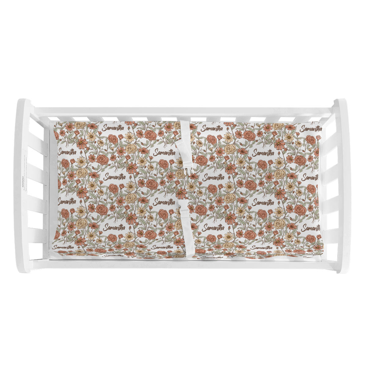 Personalized Changing Pad Cover | Secret Garden