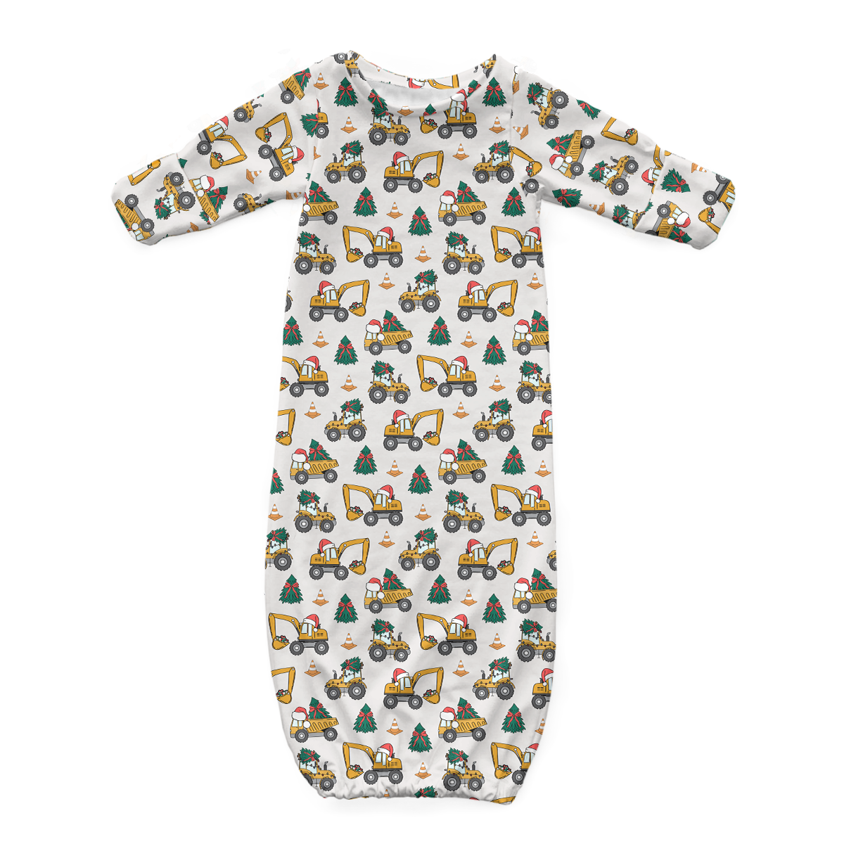 Newborn Gown | Christmas Construction