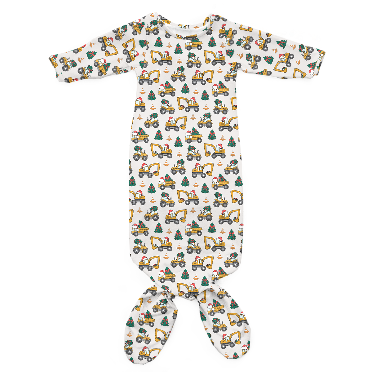 Newborn Gown | Christmas Construction