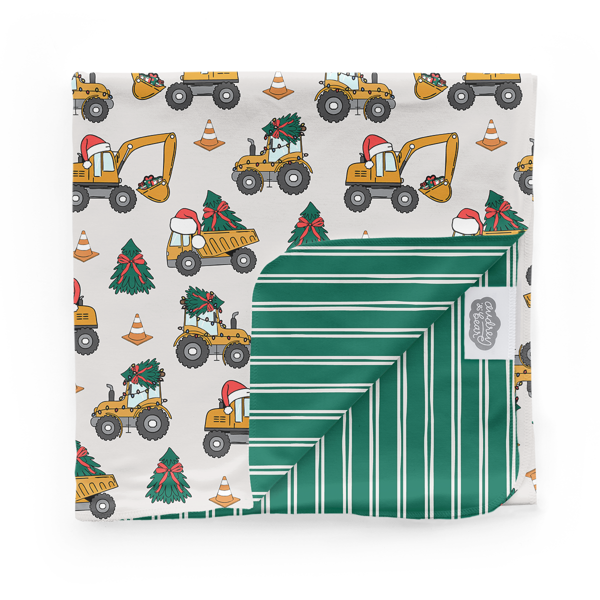 Swaddle Blanket | Christmas Construction