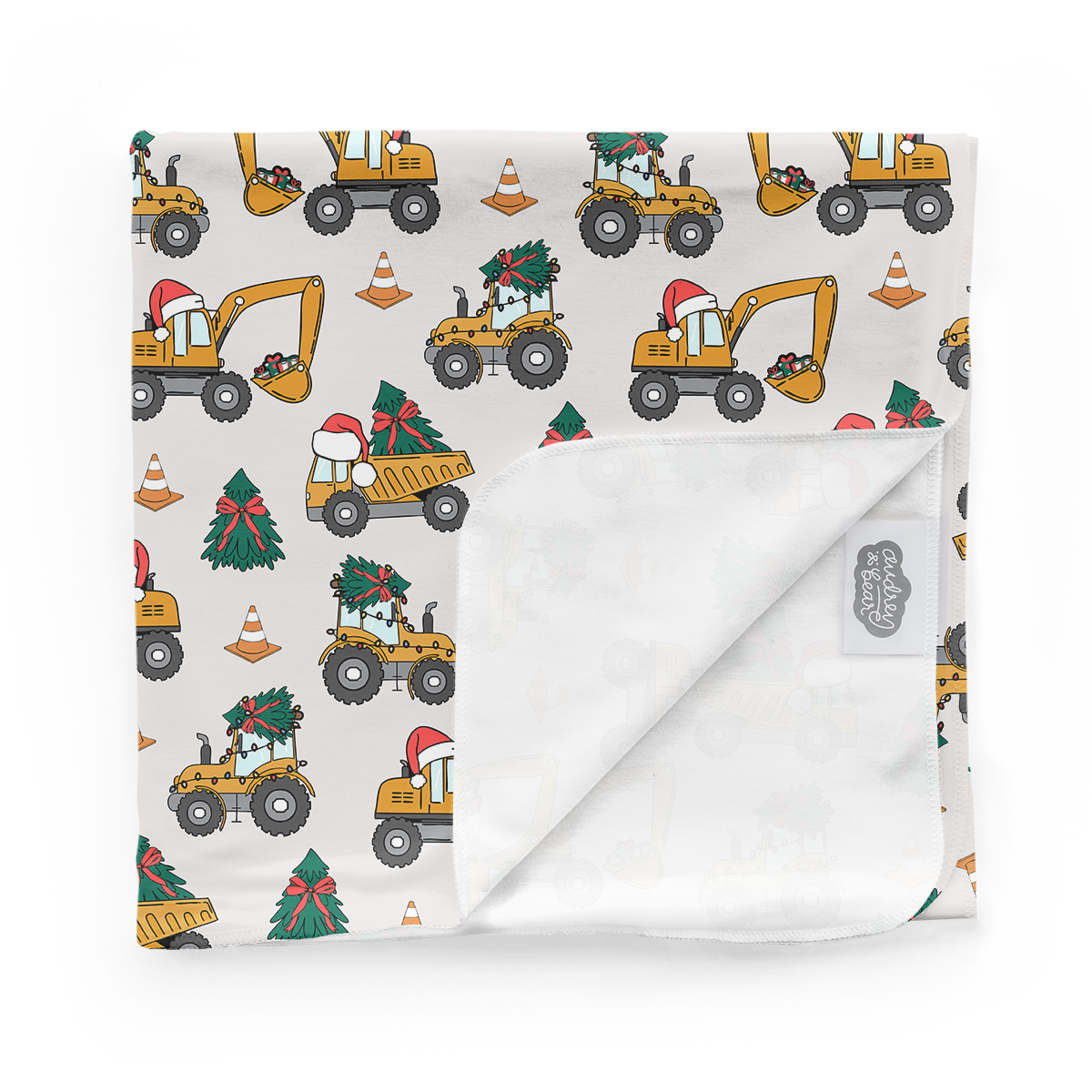 Swaddle Blanket | Christmas Construction