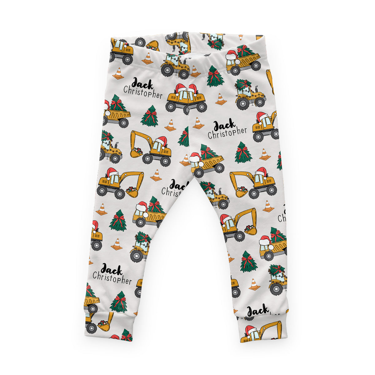 Personalized Cloudwear {Baby + Kid Loungewear} | Christmas Construction