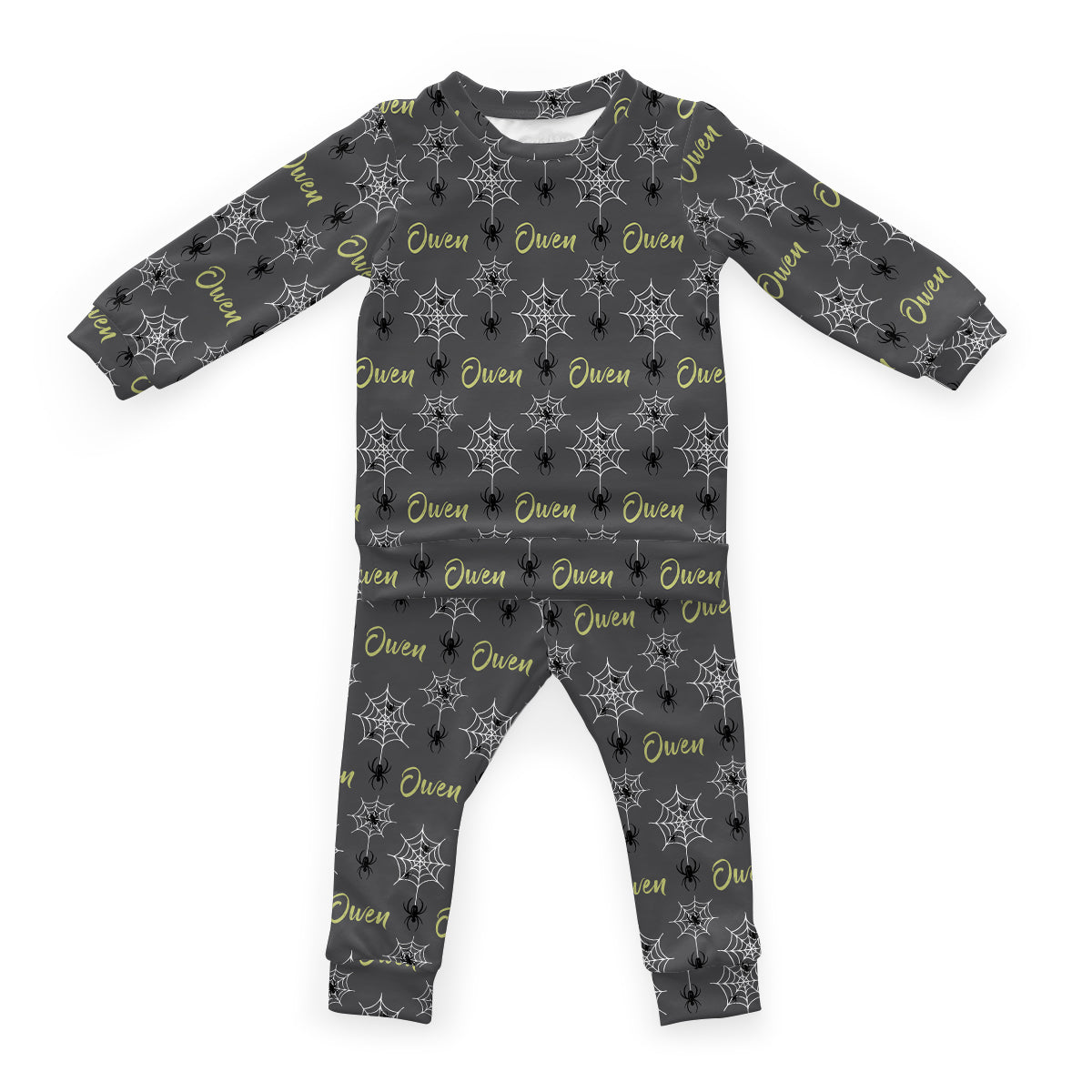 Personalized Cloudwear {Baby + Kid Loungewear} | Creeping Spiders