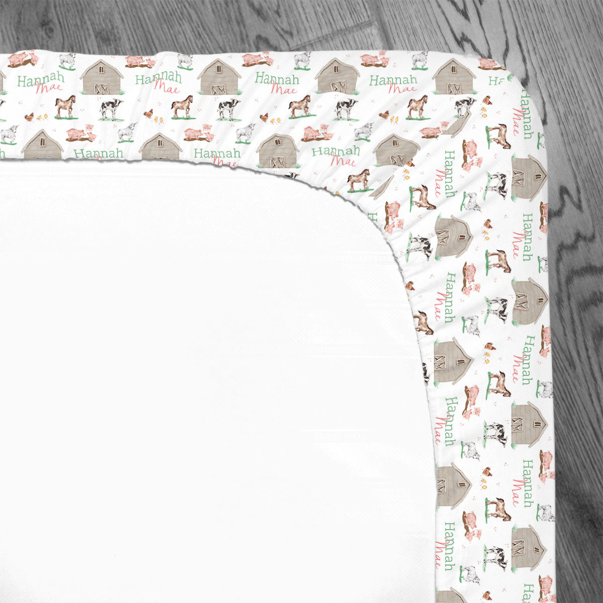 Personalized Crib Sheet | Baby Animal Days