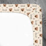 Personalized Crib Sheet | Bear Necessities