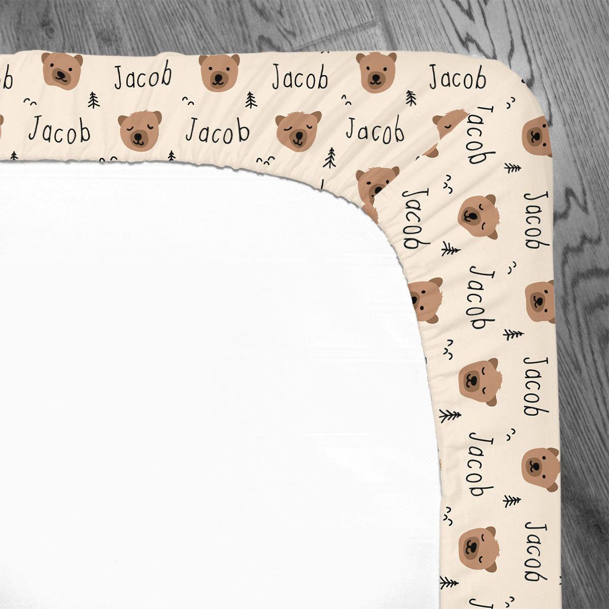 Personalized Crib Sheet | Bear Necessities
