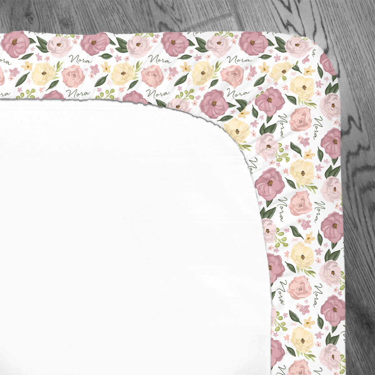 Personalized Crib Sheet | Bella Flora