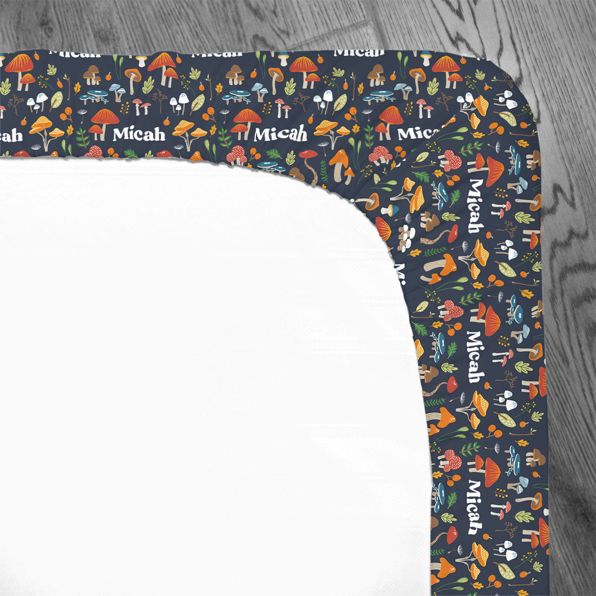 Personalized Crib Sheet | Enchanting Toadstools