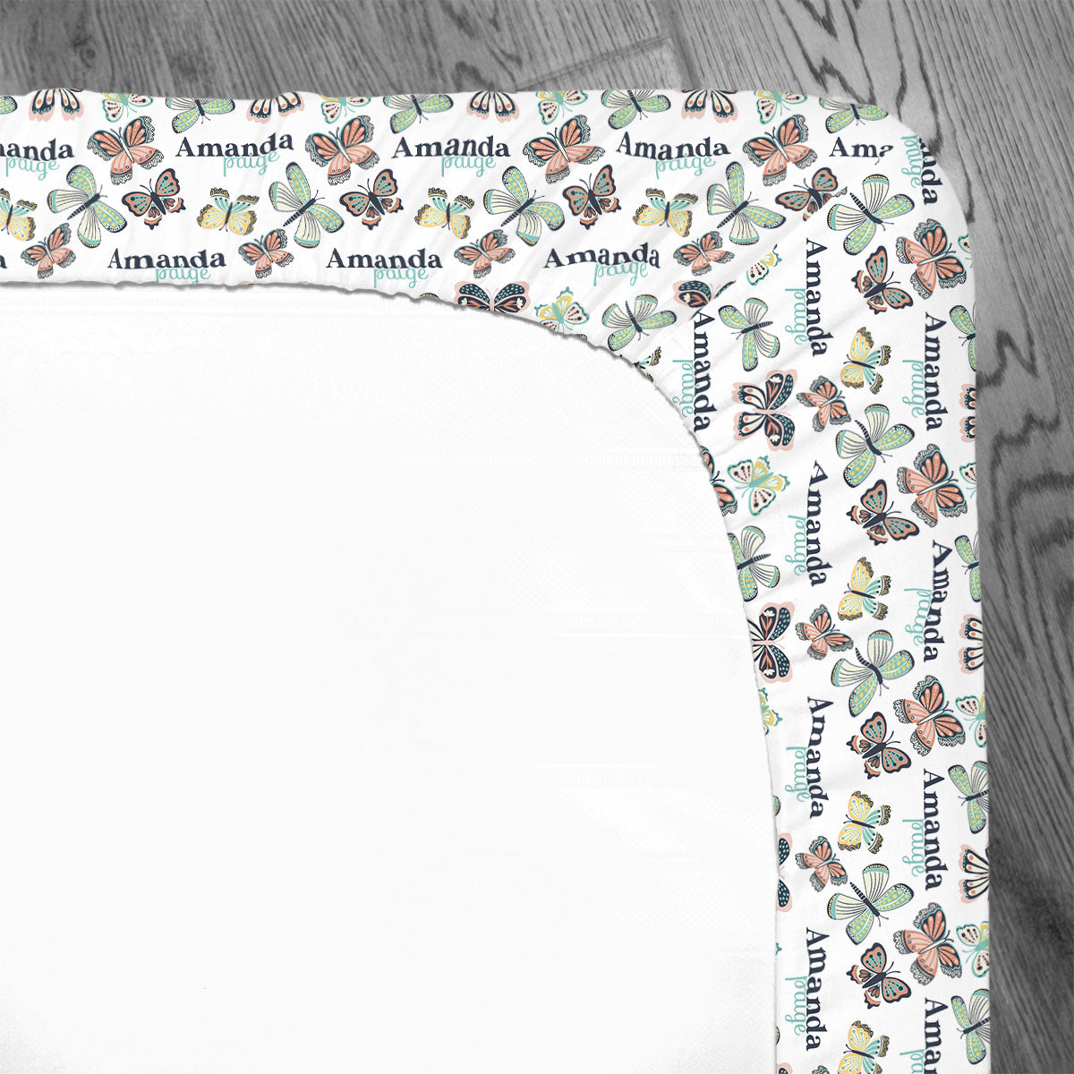 Personalized Crib Sheet | Flutters