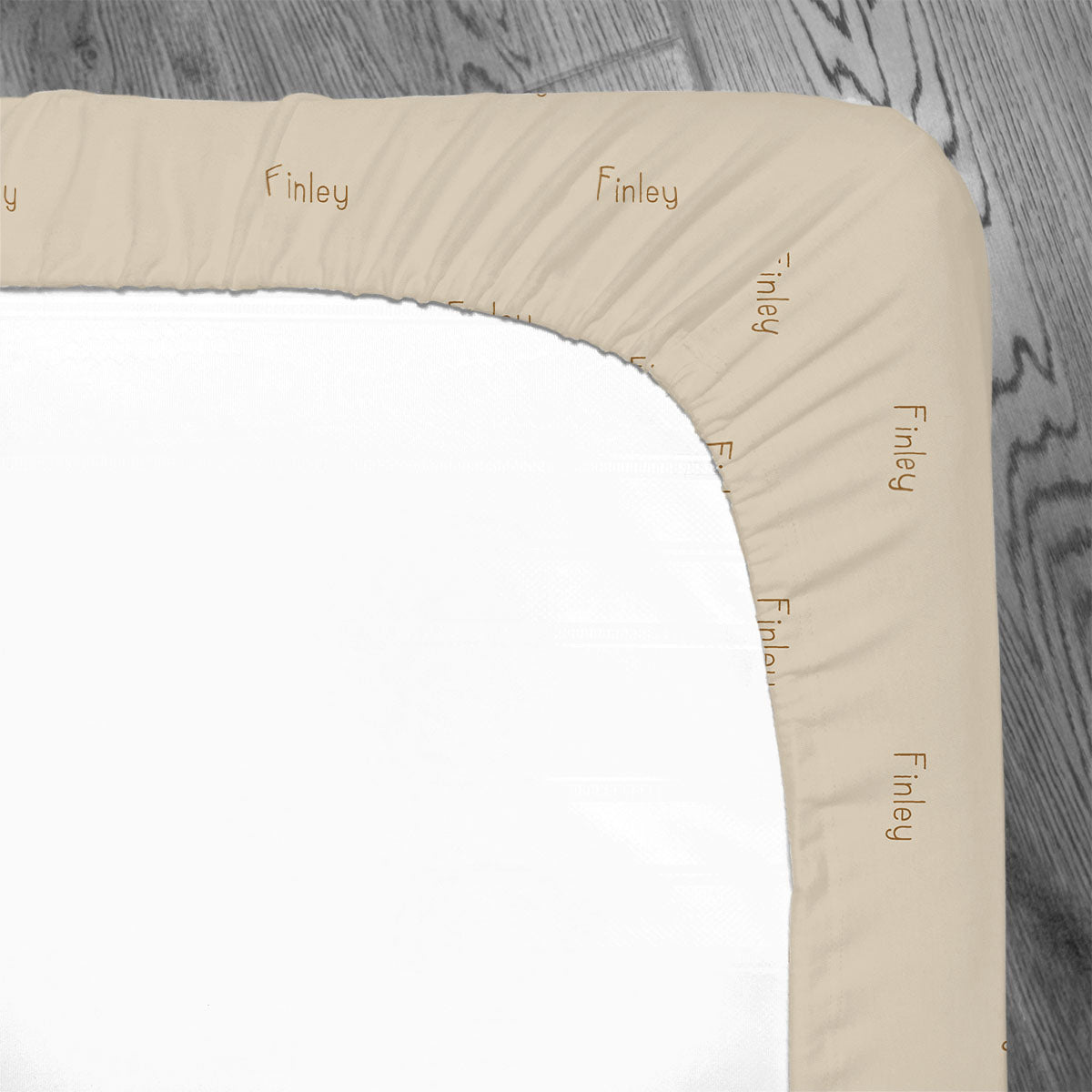 Personalized Crib Sheet | Golden Hues