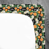 Personalized Crib Sheet | Citrus Blossom