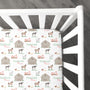 Personalized Crib Sheet | Baby Animal Days