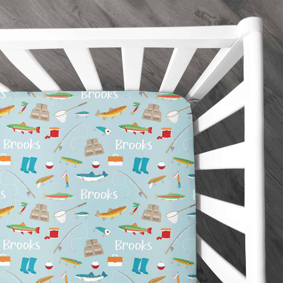 Personalized Crib Sheet | Jumping Jigs