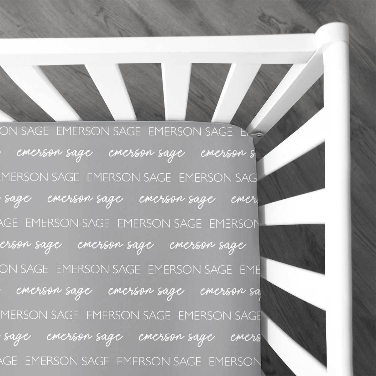 Personalized Crib Sheet | Classic Multi-Font