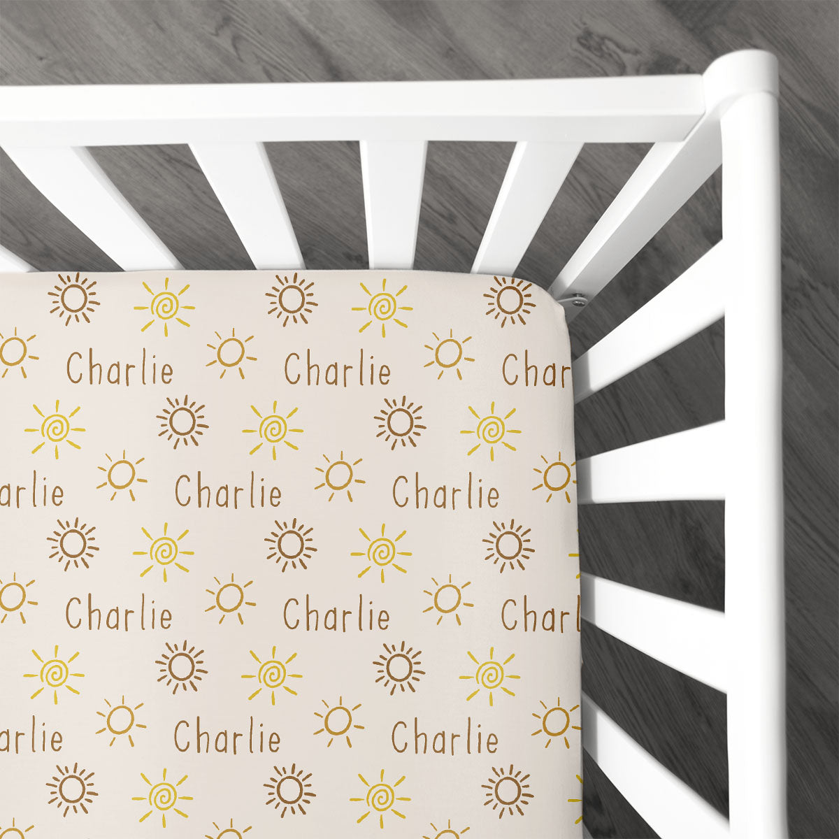 Personalized Crib Sheet | Rustic Sunshine