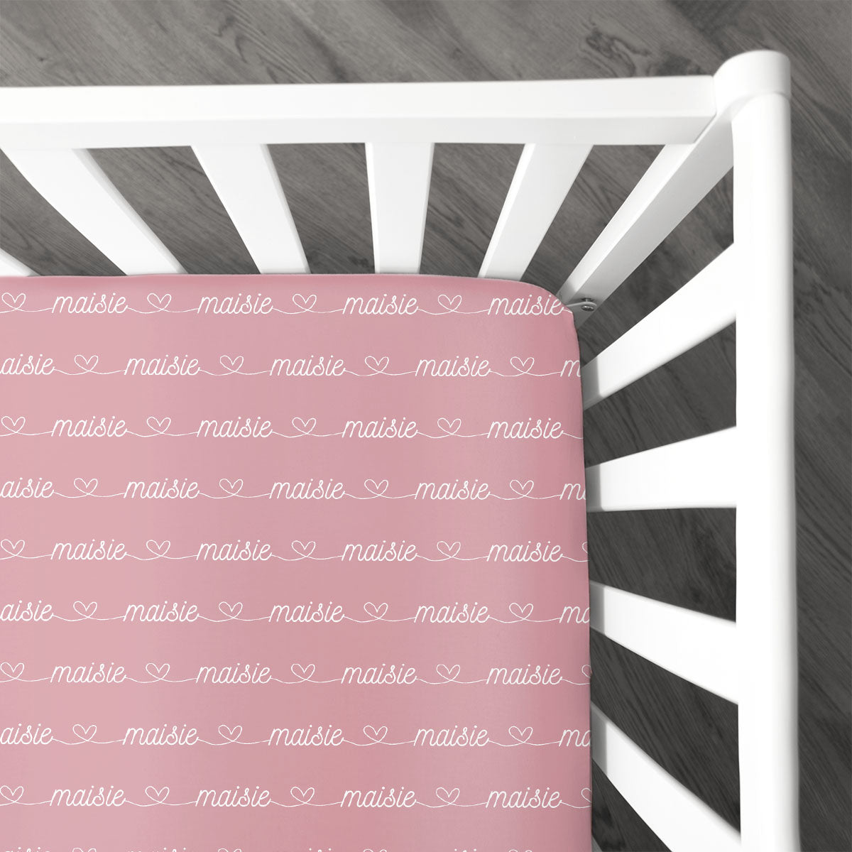 Personalized Crib Sheet | Simple and Sweet
