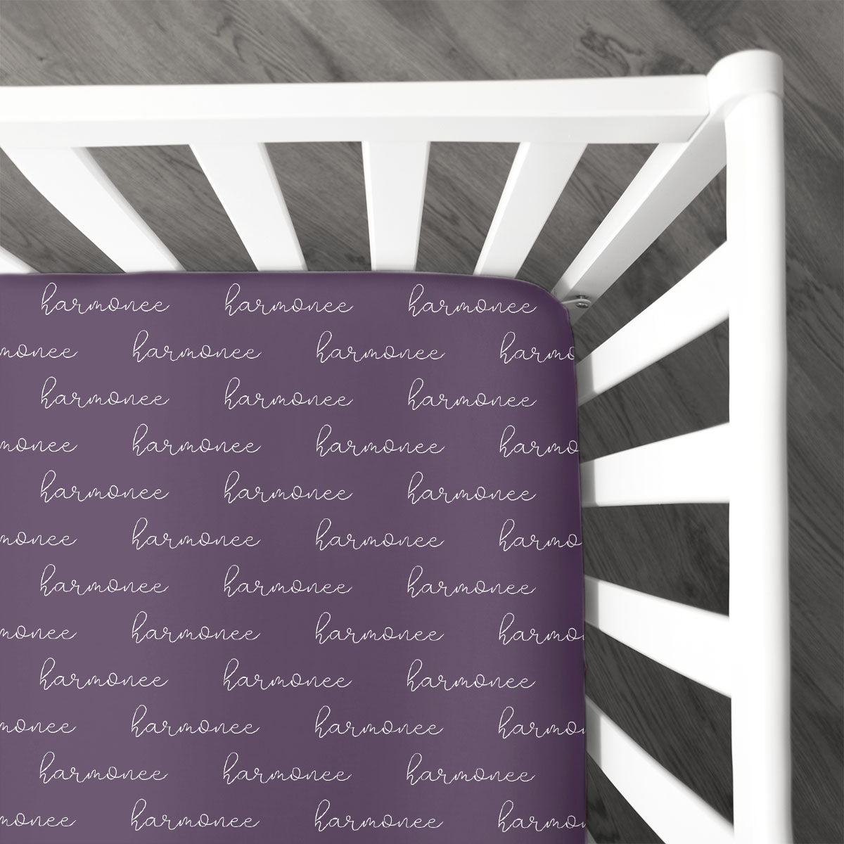 Personalized Crib Sheet | Whispering Wisteria