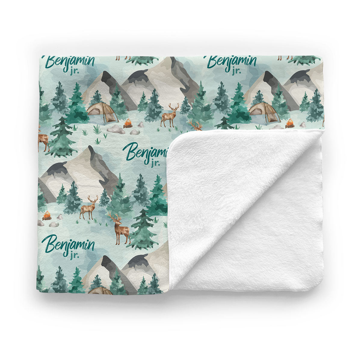 Personalized Baby Minky Blanket | The Great Outdoors