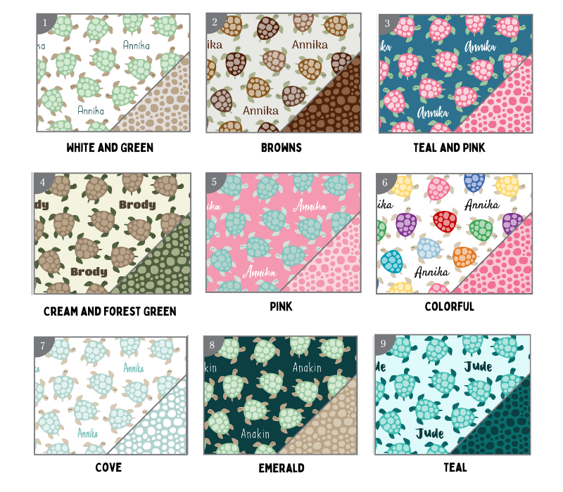 a bunch of different patterns of fabric