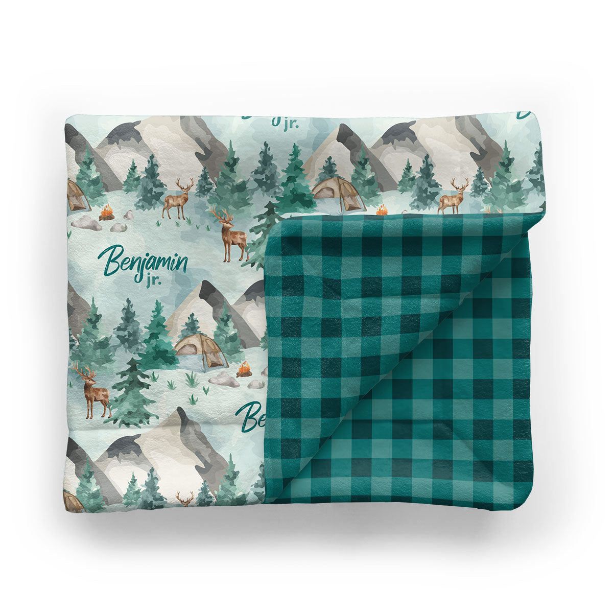 Personalized Baby Minky Blanket | The Great Outdoors