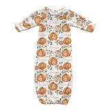 Personalized Newborn Gown | Autumn Floral (Cate & Rainn Design)