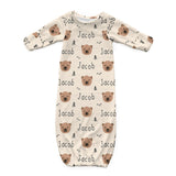 Personalized Newborn Gown | Bear Necessities