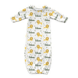 Personalized Newborn Gown | Lion Lullabies