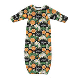 Personalized Newborn Gown | Citrus Blossom