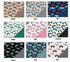 a group of different patterns of fabric