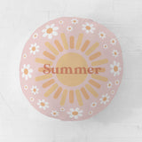 Personalized Floor Pillow | Sunny Daisies
