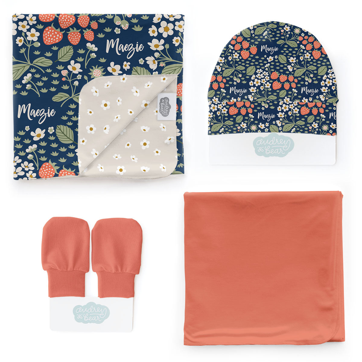 Personalized Fresh 48 Bundle | Strawberry Floral