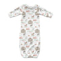 Personalized Newborn Gown | Baby Animal Days