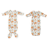 Personalized Newborn Gown | Pumpkin Patch (Cate & Rainn Design)