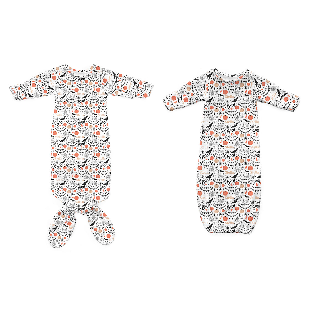 Personalized Newborn Gown | Halloween Party