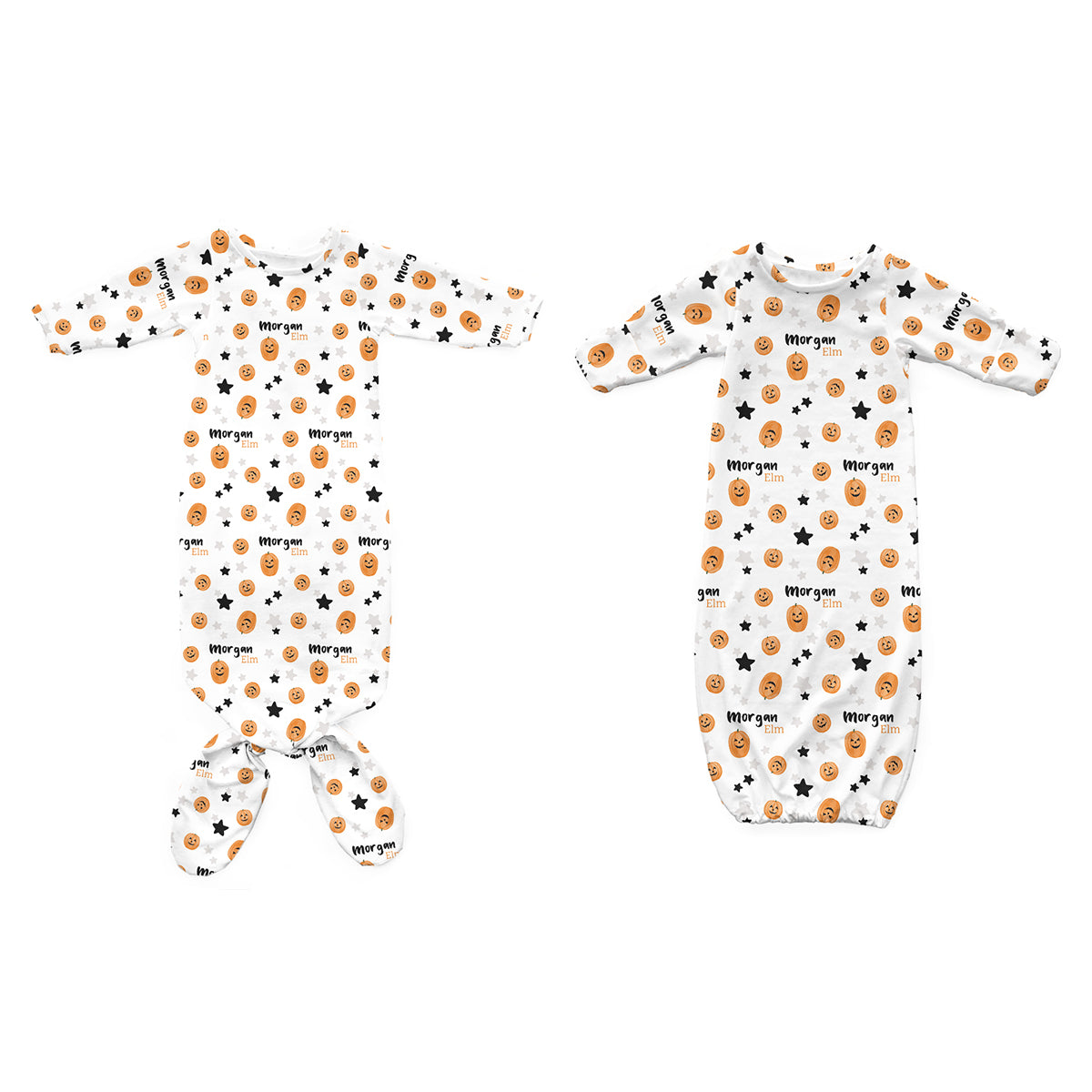 Personalized Newborn Gown | Hello Pumpkin