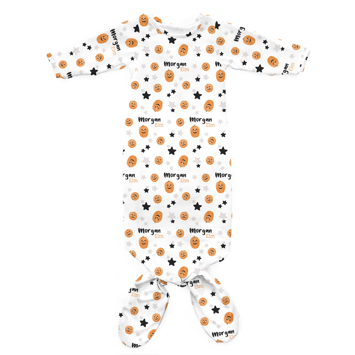 Personalized Newborn Gown | Hello Pumpkin