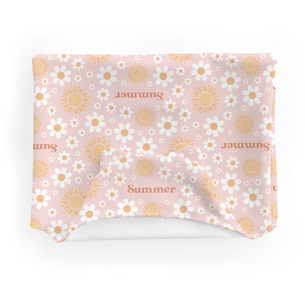 Personalized Hooded Baby Towels | Sunny Daisies