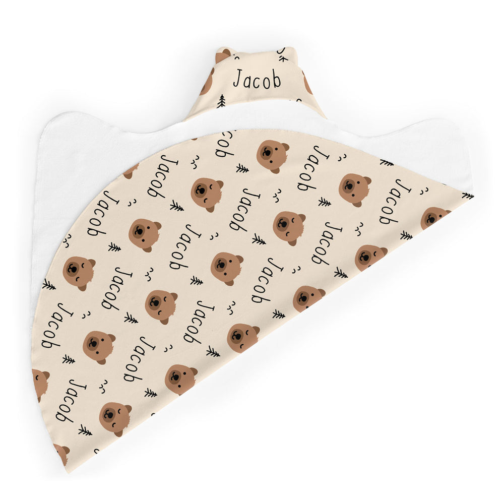 Personalized Hooded Baby Towels | Bear Necessities