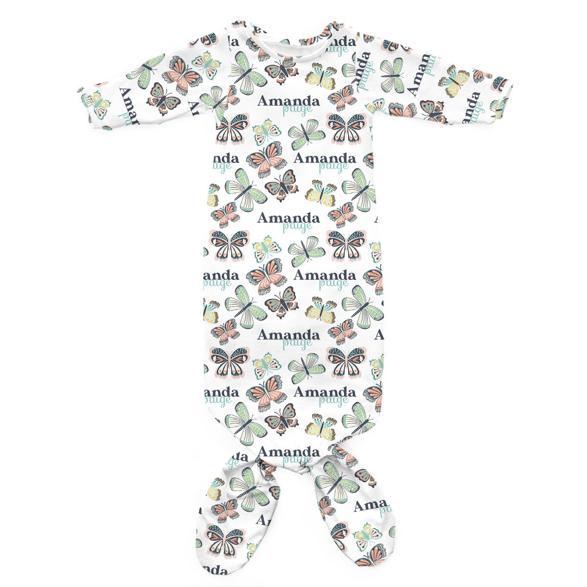 Personalized Newborn Gowns | Flutters