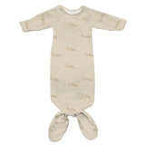 Personalized Newborn Gown | Golden Hues