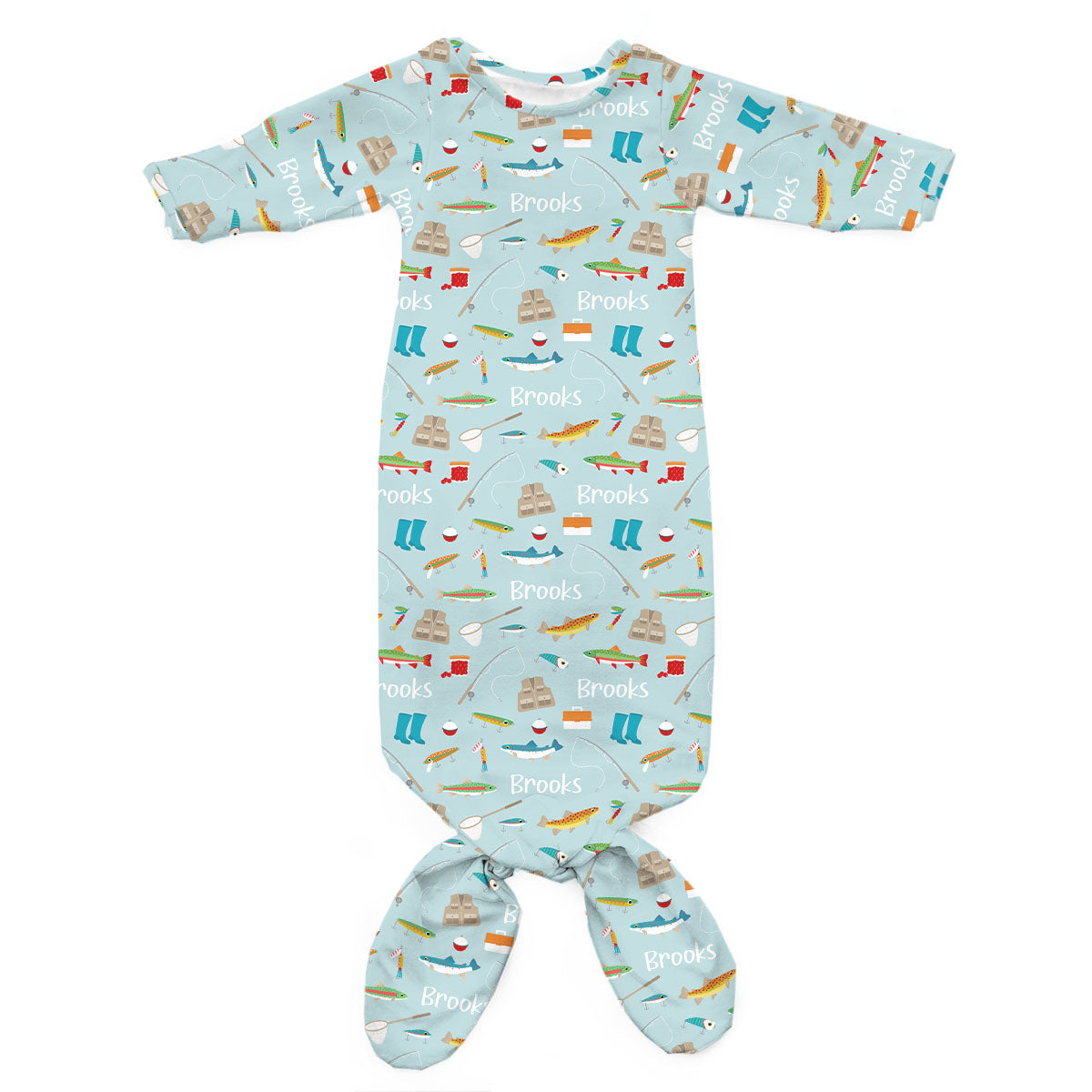 Personalized Newborn Gown | Jumping Jigs