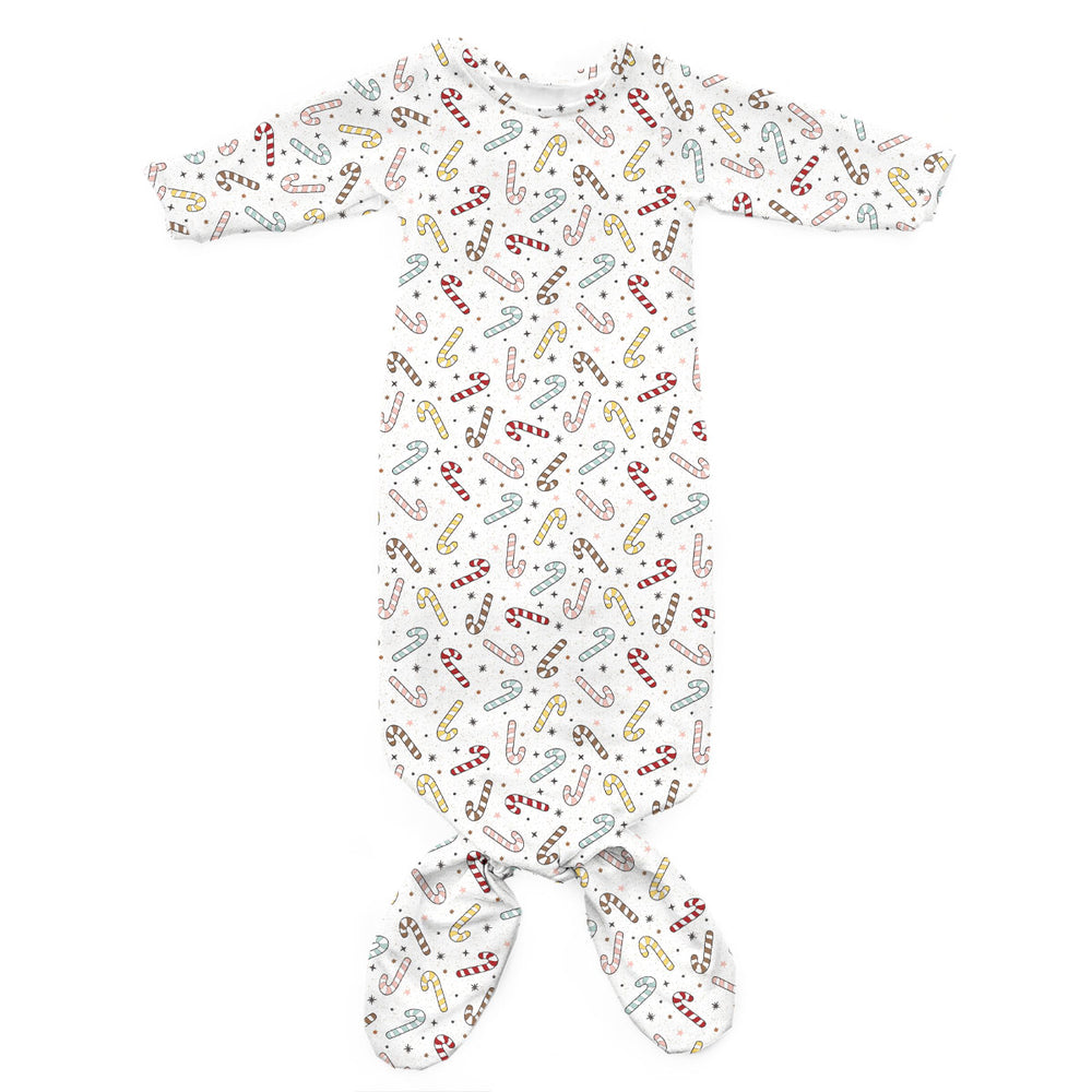 Newborn Gown | Candy Cane Lane