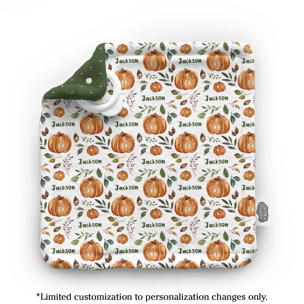 Personalized Minky Lovey | Pumpkin Patch (Cate & Rainn Design)