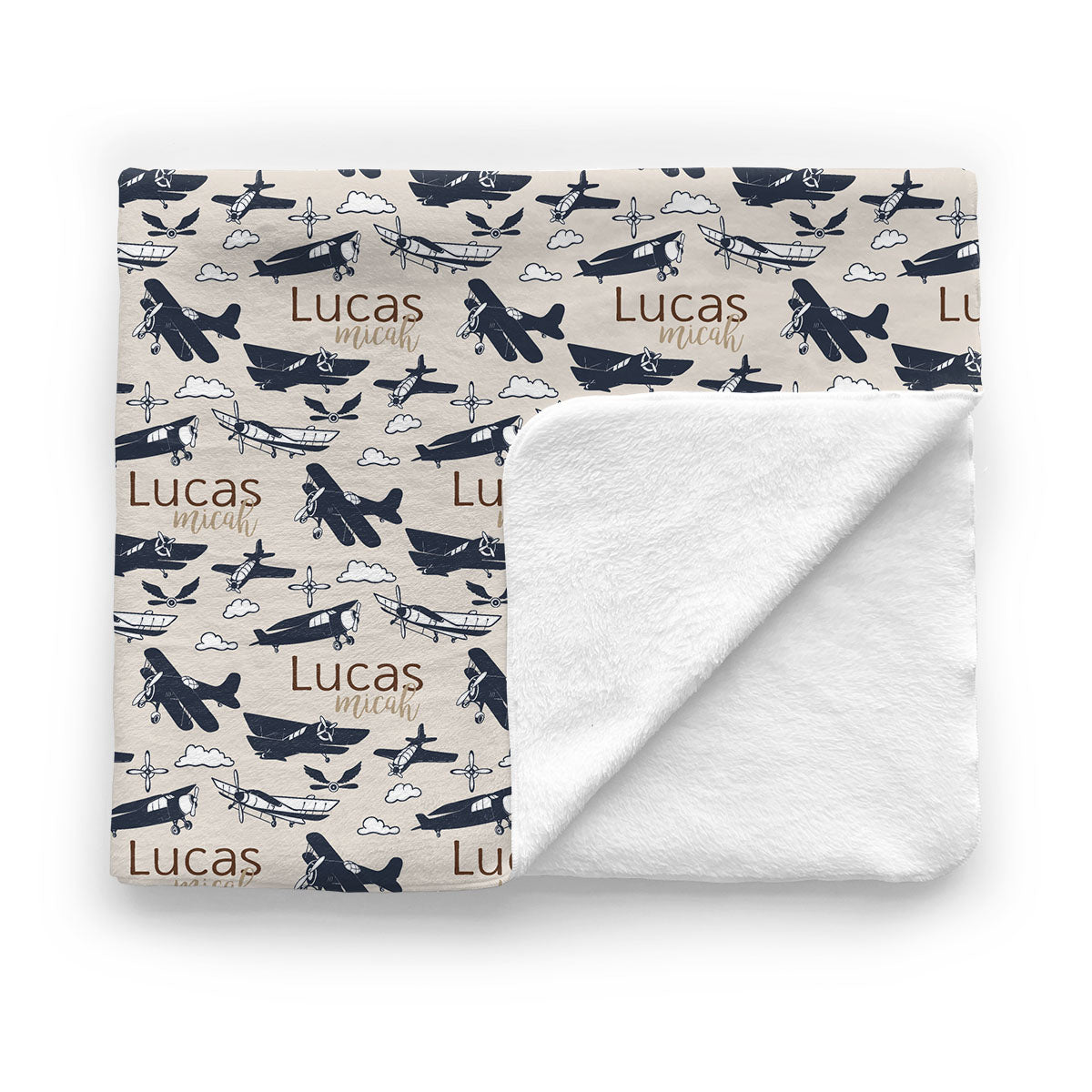 Personalized Minky Blanket | Aviator