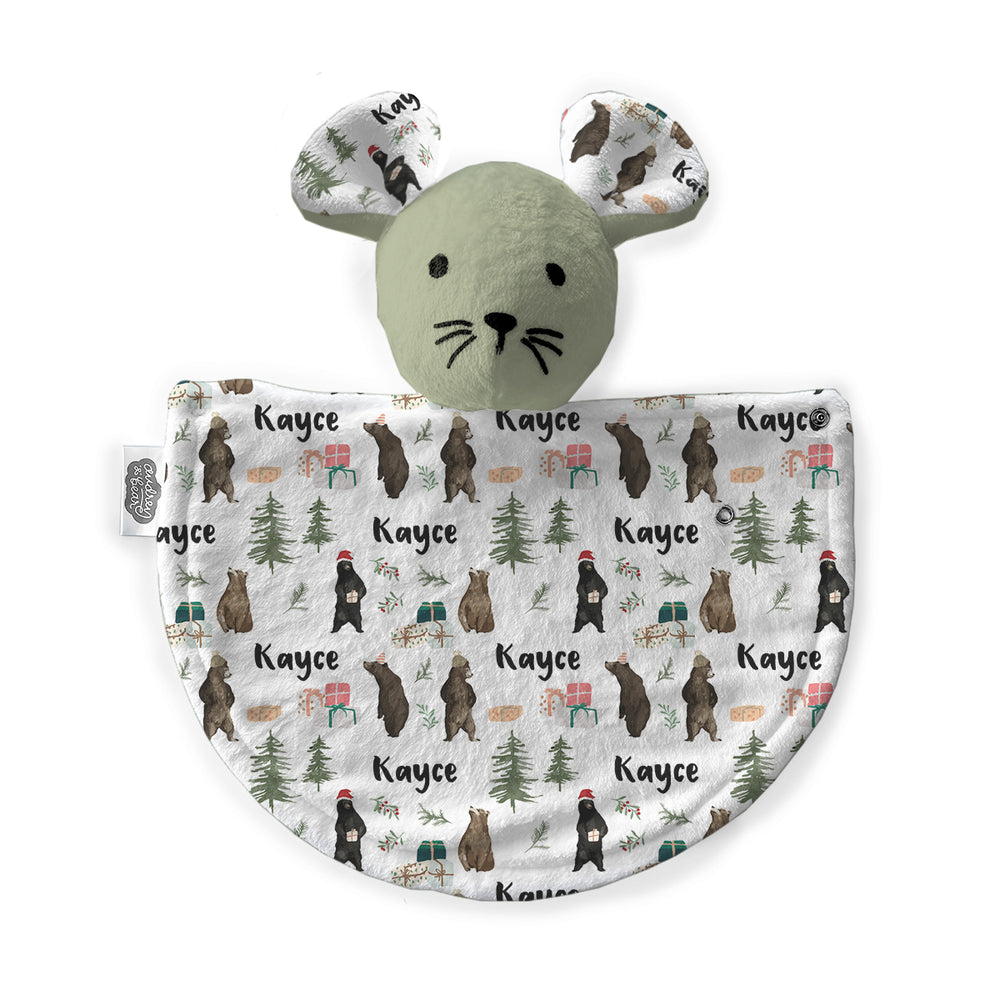 Personalized Mouse Lovey | Holiday Party