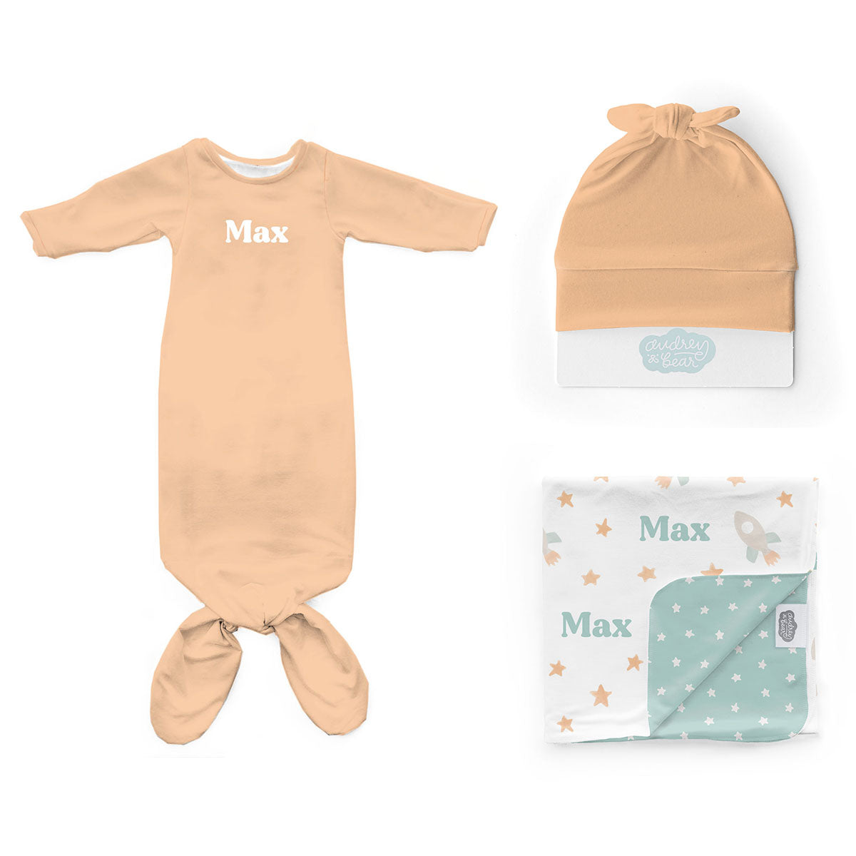 Personalized Newborn Bundle | Bright Rockets