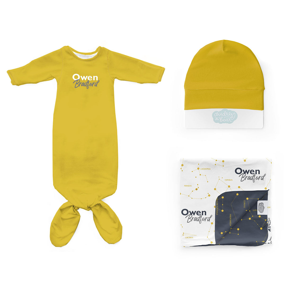 Personalized Newborn Bundle | Captivating Constellations