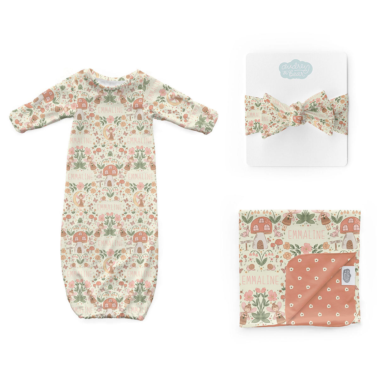 Personalized Newborn Bundle | Fairyland Garden